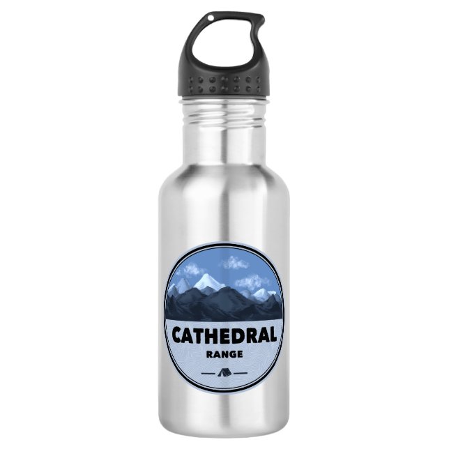 Bouteille D'eau Cathedral Range Camping Californie (Devant)