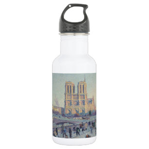 Bouteille D'eau Cathédrale Notre-Dame Paris France Peinture classi