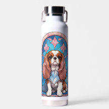 Cavalier King Charles Pastel Vitrail rose