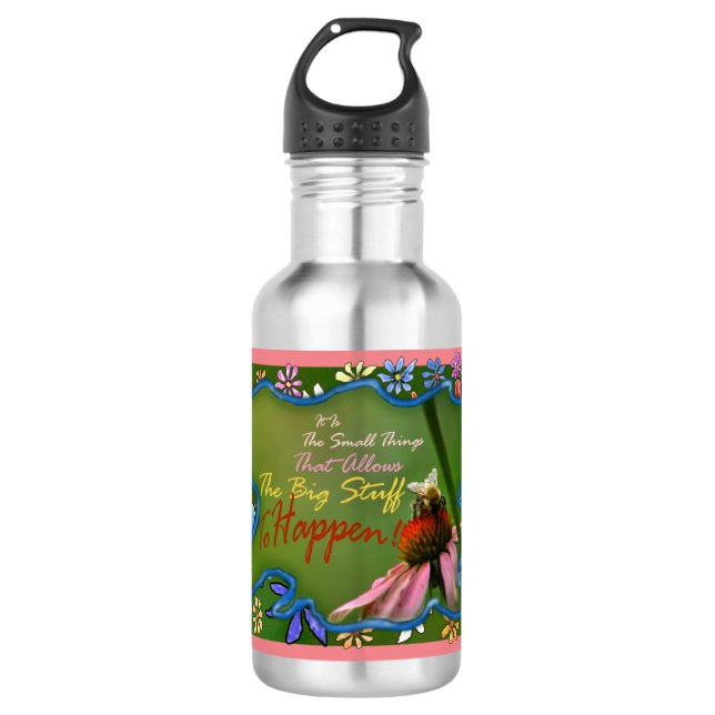 Bouteille D'eau Ce sont les petites choses (Devant)