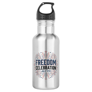 Bouteille D'eau Célébration de la liberté 4 juillet conception de