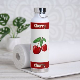 Bouteille D'eau Cerises rouges personnalisées