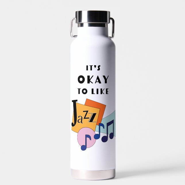 Bouteille D'eau C'est bon d'aimer Jazz V.2 (Avant)