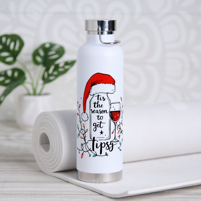 Bouteille D'eau C'est la saison de se soûler  (Yoga (pivoté))
