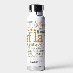 Bouteille D'eau C'est La Vie Nom personnalisé