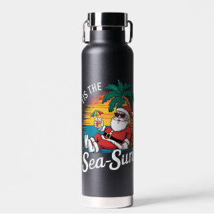 Bouteille D'eau C'est le soleil de la mer Santa Beach Noël en juil