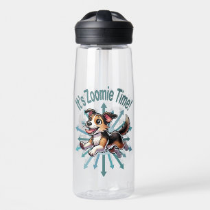 Bouteille D'eau C'est l'heure de Zoomie Mutt