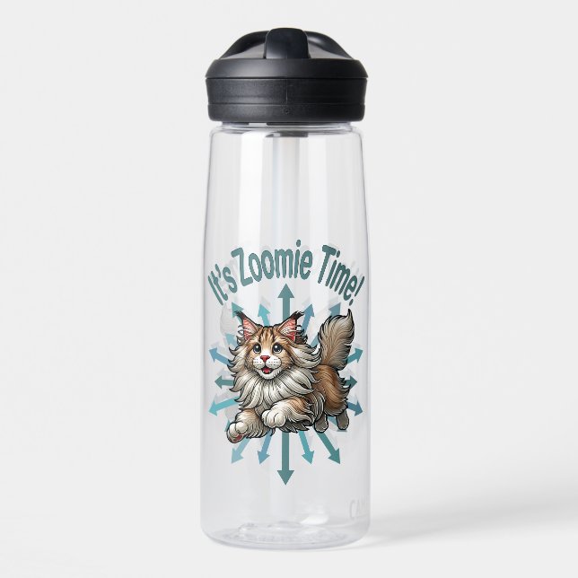 Bouteille D'eau C'est Zoomie Time Maine Coon Cat (Avant)
