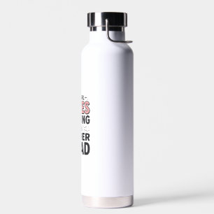 Bouteille D'eau Cette fille adore chasser avec son papa design vin