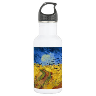 Bouteille D'eau Champ de blé de Van Gogh peinture impressionniste