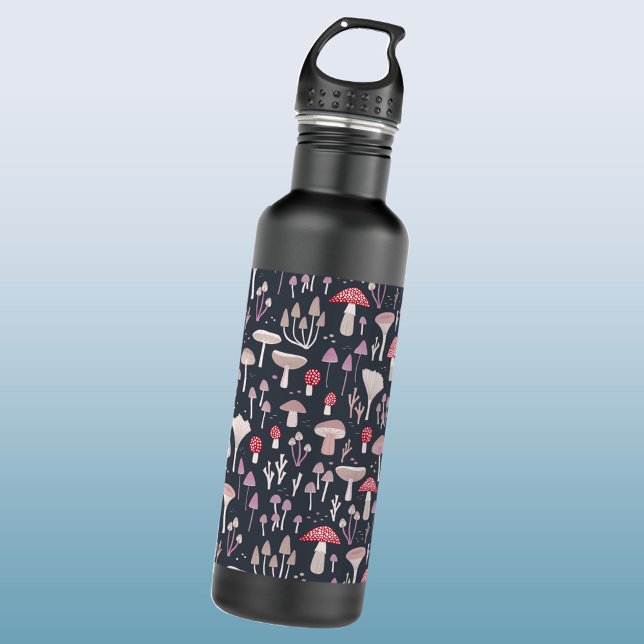 Bouteille D'eau Champignons des Toadstool de champignons (Mushroom toadstool pattern water bottle)