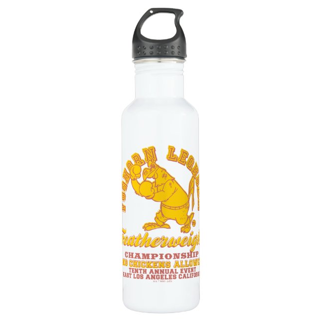 Bouteille D'eau Championnat Foghorn Leghorn Featherweight (Devant)