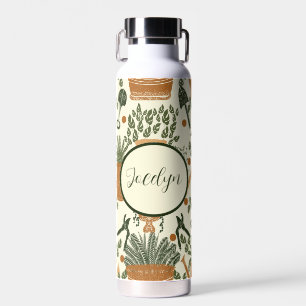 Bouteille D'eau Charmant Amoureux des jardins-Terracotta & Planteu