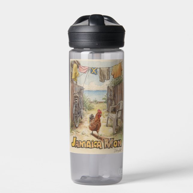 Bouteille D'eau Charme tropical jamaïcain (Extérieur)