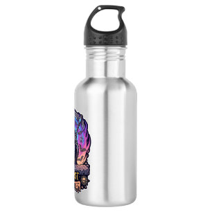 Bouteille D'eau Chasseur de fantômes Faucheur Squelette Faux Fl Pu