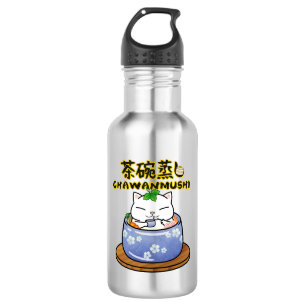 Bouteille D'eau Chat Chawanmushi japonais