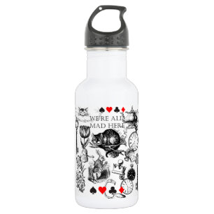Bouteille D'eau Chat de Cheshire classique alice au pays des merve