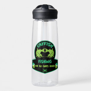 Bouteille D'eau Chat Fishing Au Gres