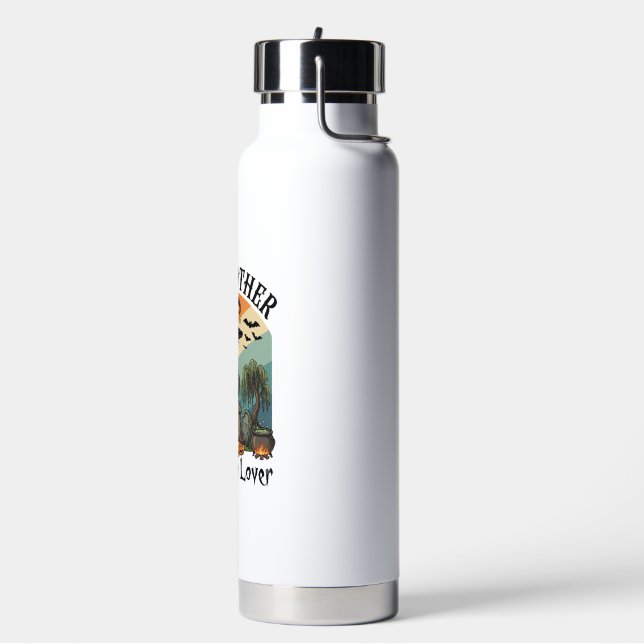 Bouteille D'eau Chatte Mère Amoureuse d'Halloween Chapeau de Sorci (Gym)