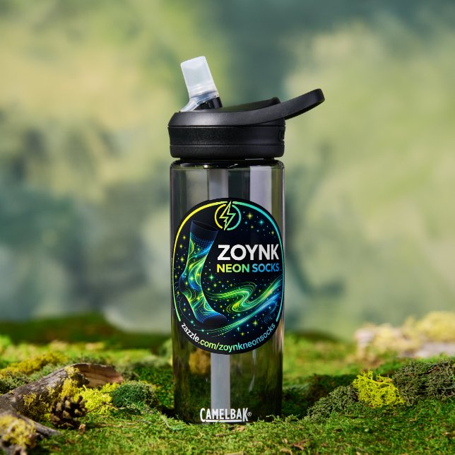 Bouteille D'eau Chaussettes Néon Zoynk (En extérieur (pivoté))