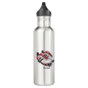 Bouteille D'eau Chaussure d'entraîneur de joueur de football nom/i