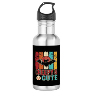 Bouteille D'eau Chauve-souris Halloween Mignonne et Flippante Grap