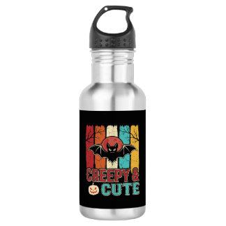 Bouteille D'eau Chauve-souris Halloween Mignonne et Flippante Grap
