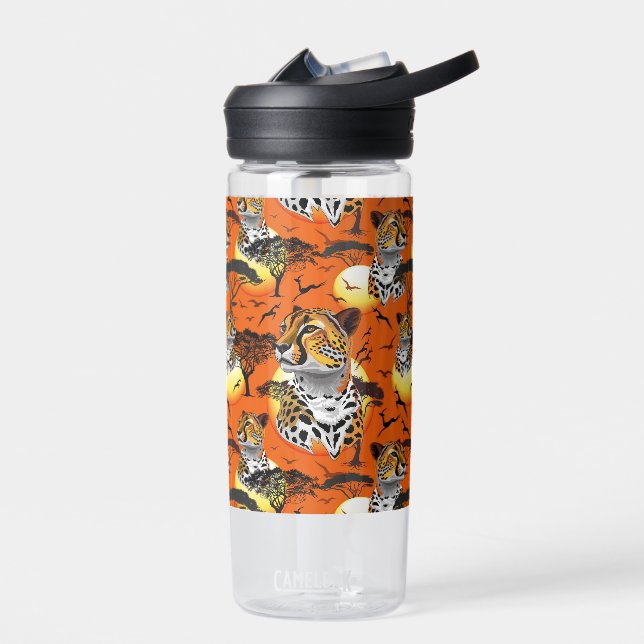 Bouteille D'eau Cheetah African Feline Wild Animal (Gauche)