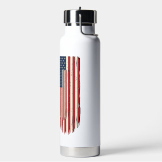 Bouteille D'eau Chemise de conception de drapeau patriotique sans 