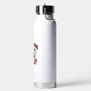 Bouteille D'eau Chemise drôle de vache des Highlands patriotique a