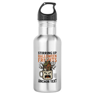 Bouteille D'eau Chemise graphique de mug hanté Halloween Café effr