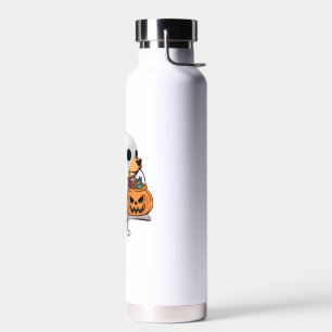 Bouteille D'eau Chemise Halloween Citrouille Fantôme Chihuahua