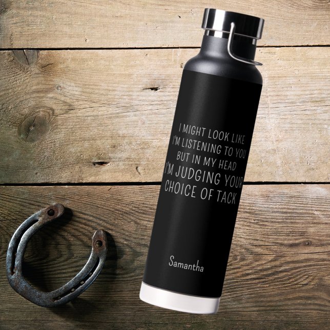 Bouteille D'eau Cheval Lover Equestrition Cadeau Funny Nom personn (Créateur téléchargé)