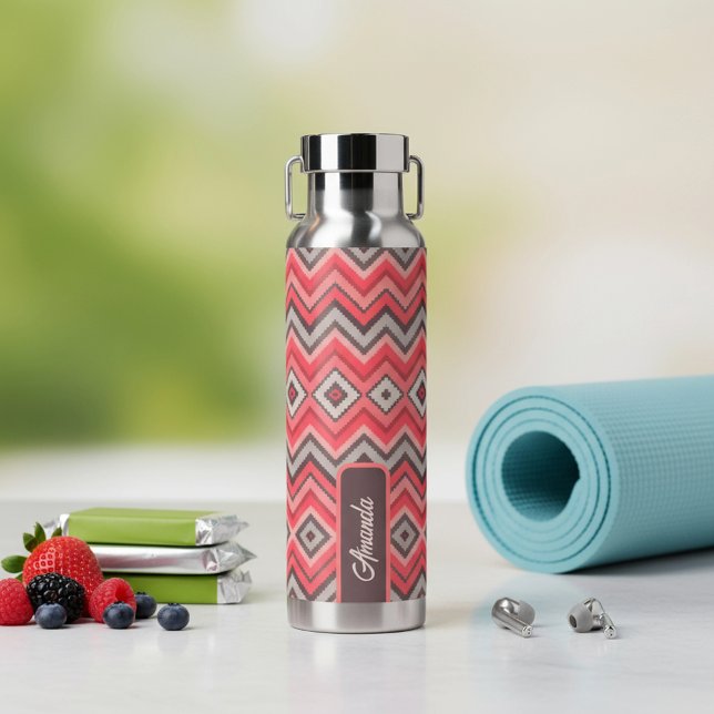 Bouteille D'eau Chevron Chaud (Créateur téléchargé)