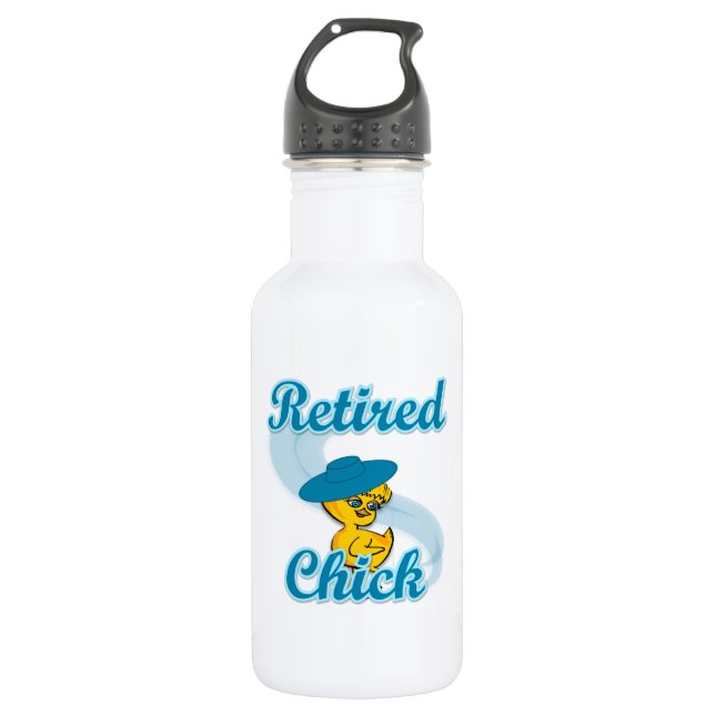 Bouteille D'eau Chick retraité (Devant)