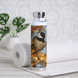 Bouteille D'eau Chickadee Songbird, Joli Espérant