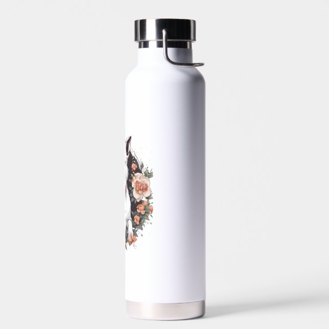 Bouteille D'eau Chien à fleurs (Gauche)