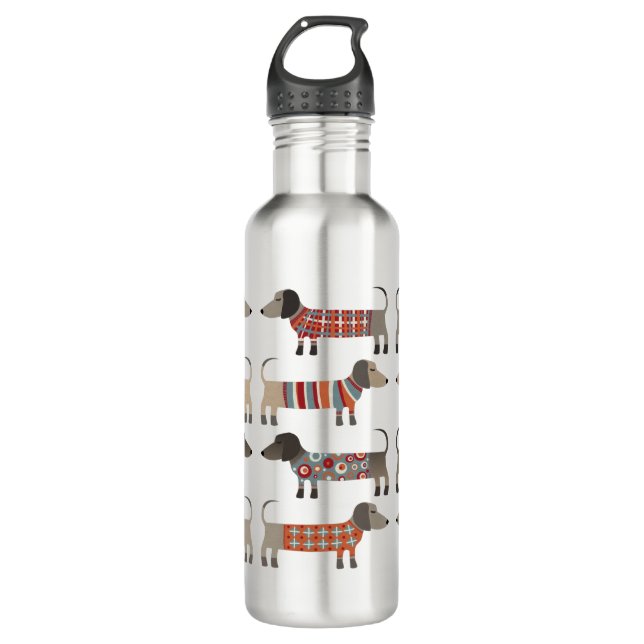 Bouteille D'eau Chien de saucisse Dachshund (Devant)