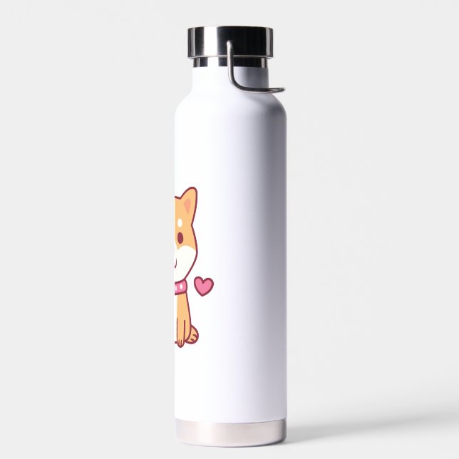 Bouteille D'eau Chien mignon Shiba Inu (Gauche)