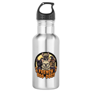 Bouteille D'eau Chiens Boo-Français Halloween Design Bouledogue Fr