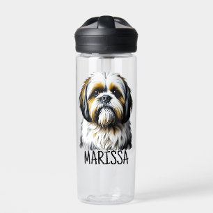 Bouteille D'eau Chih Tzu personnalisé   Maman de chien