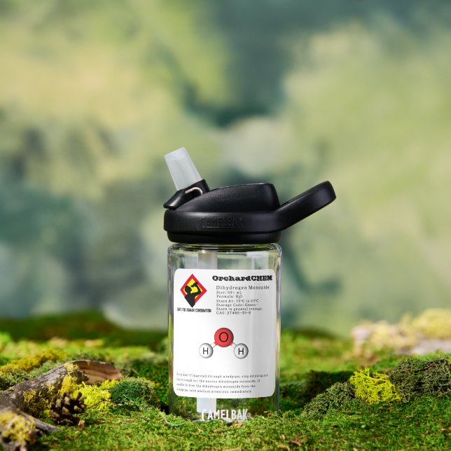 Bouteille D'eau Chimie amusante Dihydrogène Monoxyde (H2O) (Extérieur)