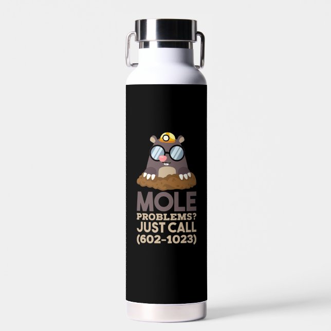Bouteille D'eau Chimie - Problèmes de mole (Avant)
