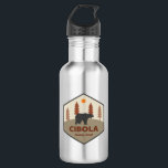 Bouteille D'eau Cibola National Forest Bear<br><div class="desc">Cibola National Forest in New Mexico is a desert mecca for trail running, cycling, mountain biking, paddling, hiking, hunting, camping, climbing, and more!</div>