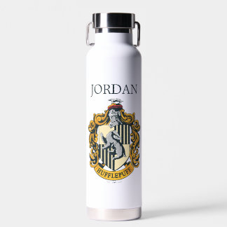 Bouteille D'eau Cimier de Hufflepuff | Ajouter Votre Nom