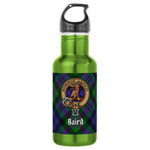 Bouteille D'eau Cimier du clan Baird sur tartan