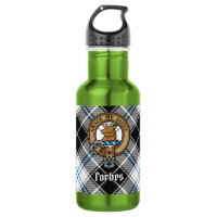 Cimier du clan Forbes sur tartan de robe