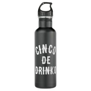 Bouteille D'eau Cinco De Drinko Drôle Idée Cadeau Mexicain De Bois