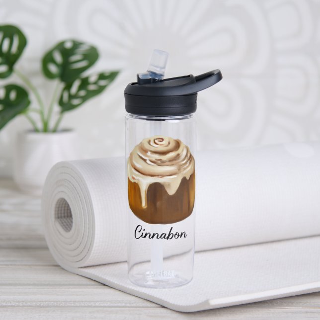 Bouteille D'eau Cinnabon (Yoga (pivotée))