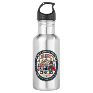 Bouteille D'eau Cirque de la Liberté Patriotique Patriotique Cirqu